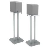 Speaker vloerstandaard Solid 60cm wit, 2 stuks