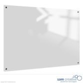 Whiteboard Glass Solid White Magnetic 90x120 cm