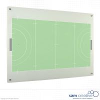 Whiteboard Glass Solid Hockey 90x120 cm