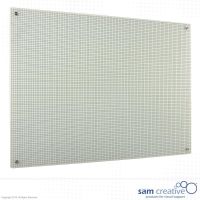 Whiteboard Glass Squared 1x1 cm 100x200 cm