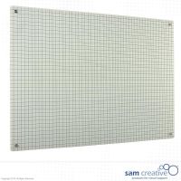 Whiteboard Glass Squared 2x2 cm 60x90 cm