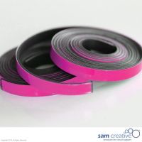 Magnetic whiteboard planning tape 5mm pink 2m