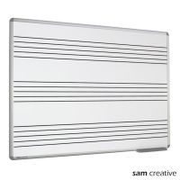 Whiteboard Music Bars 45x60 cm