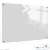 Whiteboard Glass Solid White Magnetic 90x120 cm